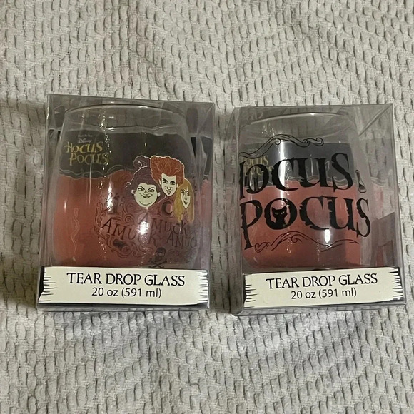 🤍New Disney Hocus Pocus  & Amuck Stemless Glass Set🤍 - Picture 3 of 8